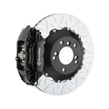 Brembo 89-98 Skyline GTR Rr GT BBK 4Pist Cast 2pc 345x28 2pc Rotor Slotted Type3-Black