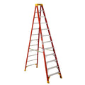 WERNER 12FT ALUMINUM STEP LADDER TYPE IAA 375# CAPACITY 412