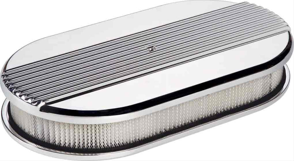 Large Ribbed Oval Air Cleaner