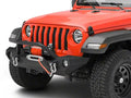 Rock Rage Front Bumper for 2020-2021 Jeep Gladiator, 2007-2018 Jeep Wrangler JK and JK Unlimited, 2018-2021 Jeep Wrangler JL 2-Door and 4-Door, Black Rampage