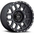 Method MR306 Mesh 17x8.5 0mm Offset 5x5 94mm CB Matte Black Wheel