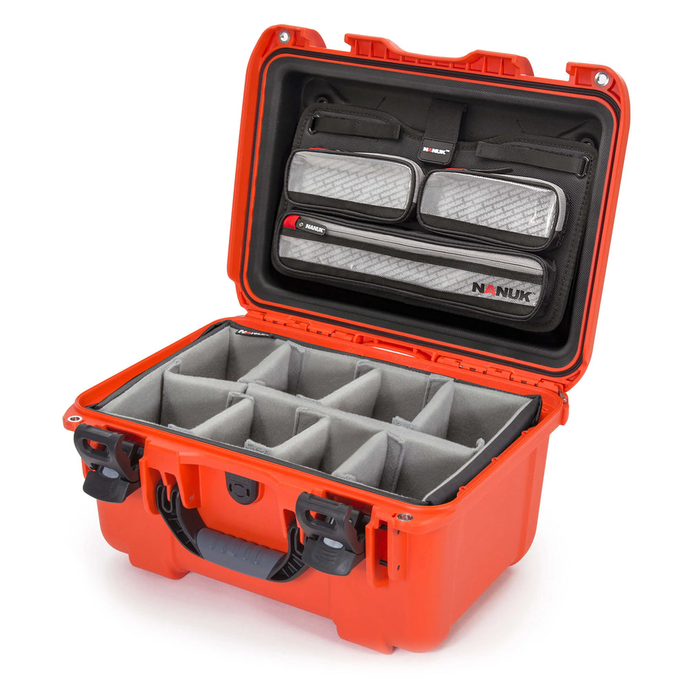 NANUK CASE W/LID ORG.W/DIVIDERBLACK