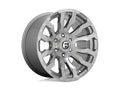 ~(47 lbs. 23X23X13)~ BLITZ PLATINUM 20x10 8x165.10 BRUSHED GUN METAL TINTED CLEAR (-18 mm)