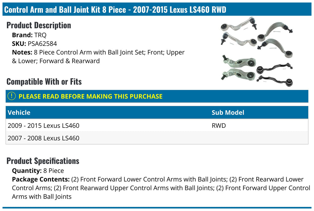 CONTROL ARM W/O BALL