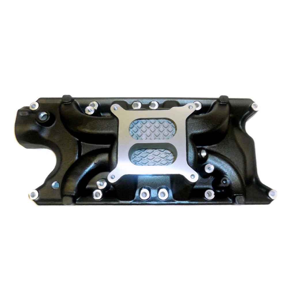 P/BLACK ALUM SB FORD INTAKE MANIFOL