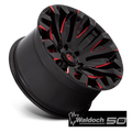 D829 20X9 5X5.0 G-BLK MILL-RD 1MM