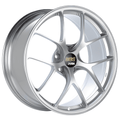 BBS RI-D 20x9 5x114.3 ET38 CB67 Diamond Silver Wheel