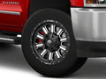 ~(47 lbs. 23X23X12)~ HARDLINE 20x9 8x180.00 GLOSS BLACK MILLED (20 mm)