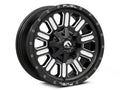~(47 lbs. 23X23X12)~ HARDLINE 20x9 8x180.00 GLOSS BLACK MILLED (20 mm)