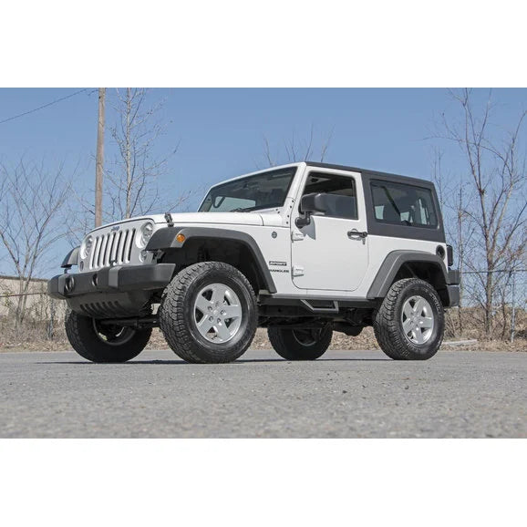 ~(31.5 lbs. 59X13X9)~ Jeep Contoured Drop Steps (07-18 Wrangler JK 2-Door)