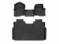 WeatherTech Black Front and Rear Floorliners for Vinyl Floors - Over The Hump Fits -23-26 F-250 F-350 F-450 F-550 4410331V-4410124V