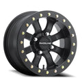 Aluminum Wheels 15x7 Black Mamba Beadlock UTV A71B Satin Black 0 Offset 4 on 156 Bolt Pattern Raceline