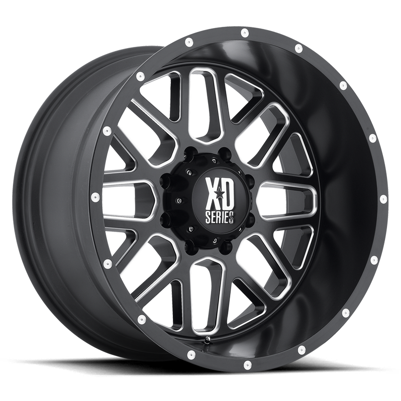 XD820 18X9 8X180 124.2 S-BLK MILL +