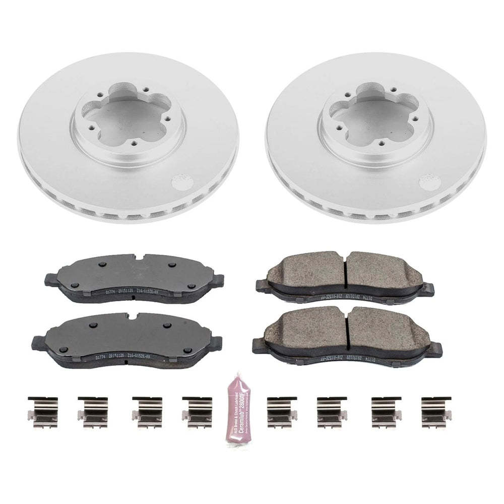 Power Stop 15-19 Ford Transit-150 Front Z17 Evolution Geomet Coated Brake Kit