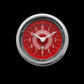 V8 RED STEELIE 2IN CLOCK W/RESET