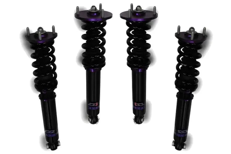 RS Coilovers w Front Air Cups Silver Control System #D-LE-05-VACF-12 D2-ACK01
