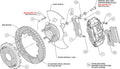 Wilwood Narrow Superlite 6R Front Hat Kit 13.06in 2004-2006 Pontiac GTO
