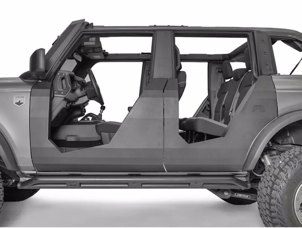 21C BRONCO 4 DOOR TRAIL DOORS BARE STEEL