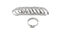 Vibrant Performance - 12150 - S.S. Worm Gear Clamps (Pack of 10) - Clamping Range: 0.25 in.-0.63 in.