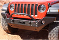 Rock Hard 4x4 Patriot Series Full Width Front Bumper w Lowered Winch Mount for Jeep Wrangler JL 2018 - Current [RH-90211]