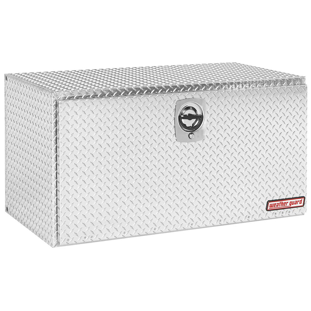 48 X 24 X 24IN UNDER BED ALUMINUM JUMBO BOX TOOL 16 CU FT CLEAR FINISH