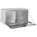 48 X 24 X 24IN UNDER BED ALUMINUM JUMBO BOX TOOL 16 CU FT CLEAR FINISH