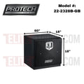 BOX STEEL 18HX18DX60L T-LCK SGL DRP