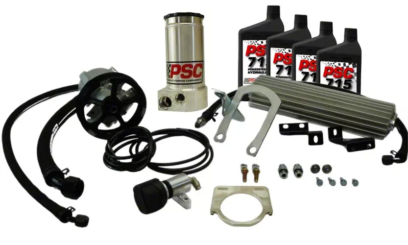 PSC Power Steering Pump Reservoir and Cooler Kit for SG061R 1987-95 Jeep Cherokee XJ with 4.0L inline 6cyl motor