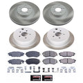 Power Stop 11-13 Subaru Forester Front and Rear Semi-Coated Rotor Kit