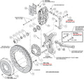 Wilwood auto part installed view