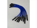 Granatelli 10-14 Ford 6.2L Perf Wire Set w/Inserts/Blue Hi-Temp Jacket/Black Fire Sleeve