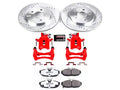 Power Stop 2012 Ford Mustang Rear Z26 Street Warrior Brake Kit w/Calipers