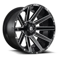 ~(41 lbs. 23X23X12)~ CONTRA 20x9 6x135.00/6x139.70 MATTE BLACK MILLED (1 mm)