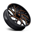 D780 24X7 4X156 G-BLK-MILL-OR 13MM