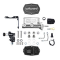 Wilwood Mopar Compact Tandem M/C Kit w/ Combination Valve & Pushrod 15/16in Bore - Chrome