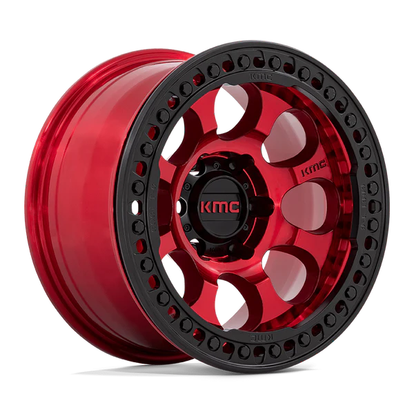 KM237 17X8.5 6X5.5 C-RED-BLK-RG 0MM