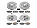 Power Stop 17-19 Jeep Cherokee Front & Rear Z23 Evolution Sport Brake Kit