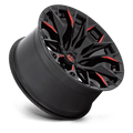 D823 20X9 5X5.0 G-BLK MILL C-RED 1M