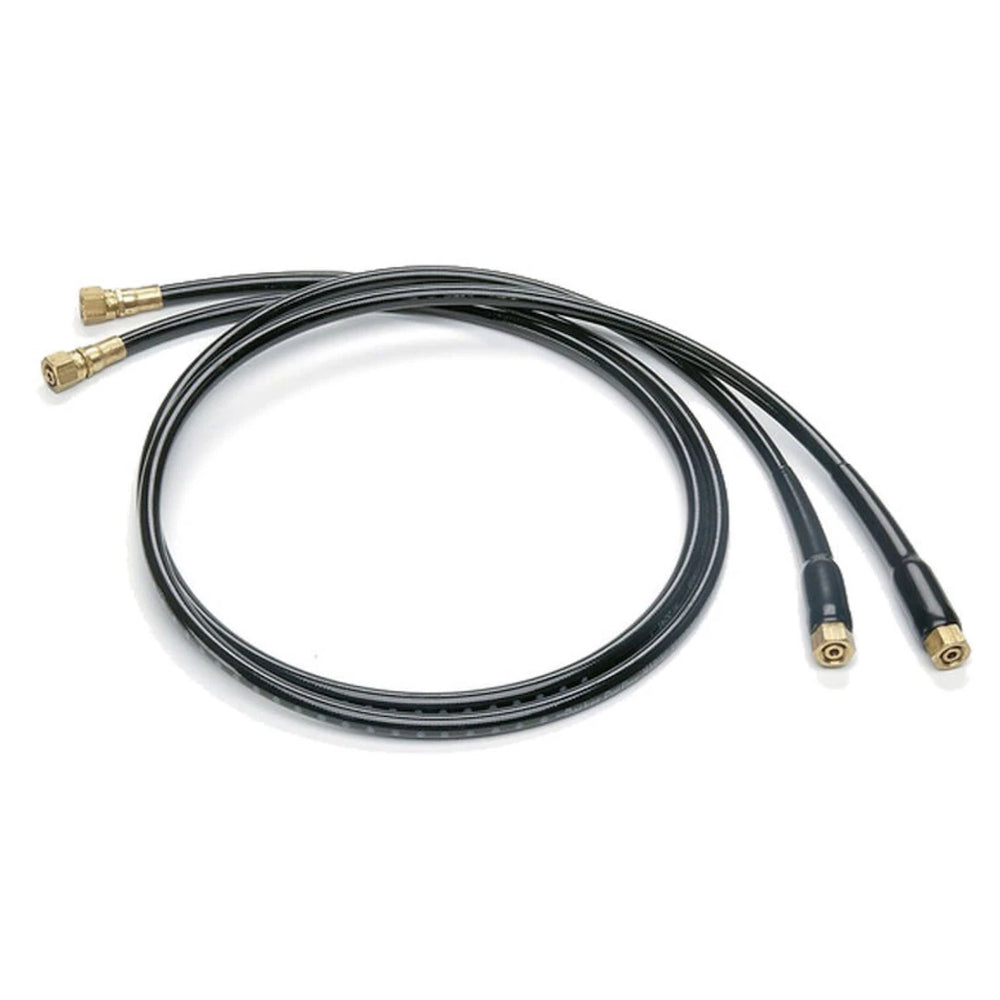 TWO FLEXIBLE HOSES 48FT