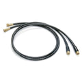 TWO FLEXIBLE HOSES 48FT