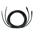 TWO FLEXIBLE HOSES 48FT