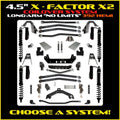 Rock Krawler 2021+ Jeep Wrangler JLU 4DR 4.5in X Factor X2 (No Limits) Long Arm Coilover Suspension