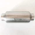 Ticon Industries 12in OAL 3.0in In/Out Ultralight Titanium Muffler