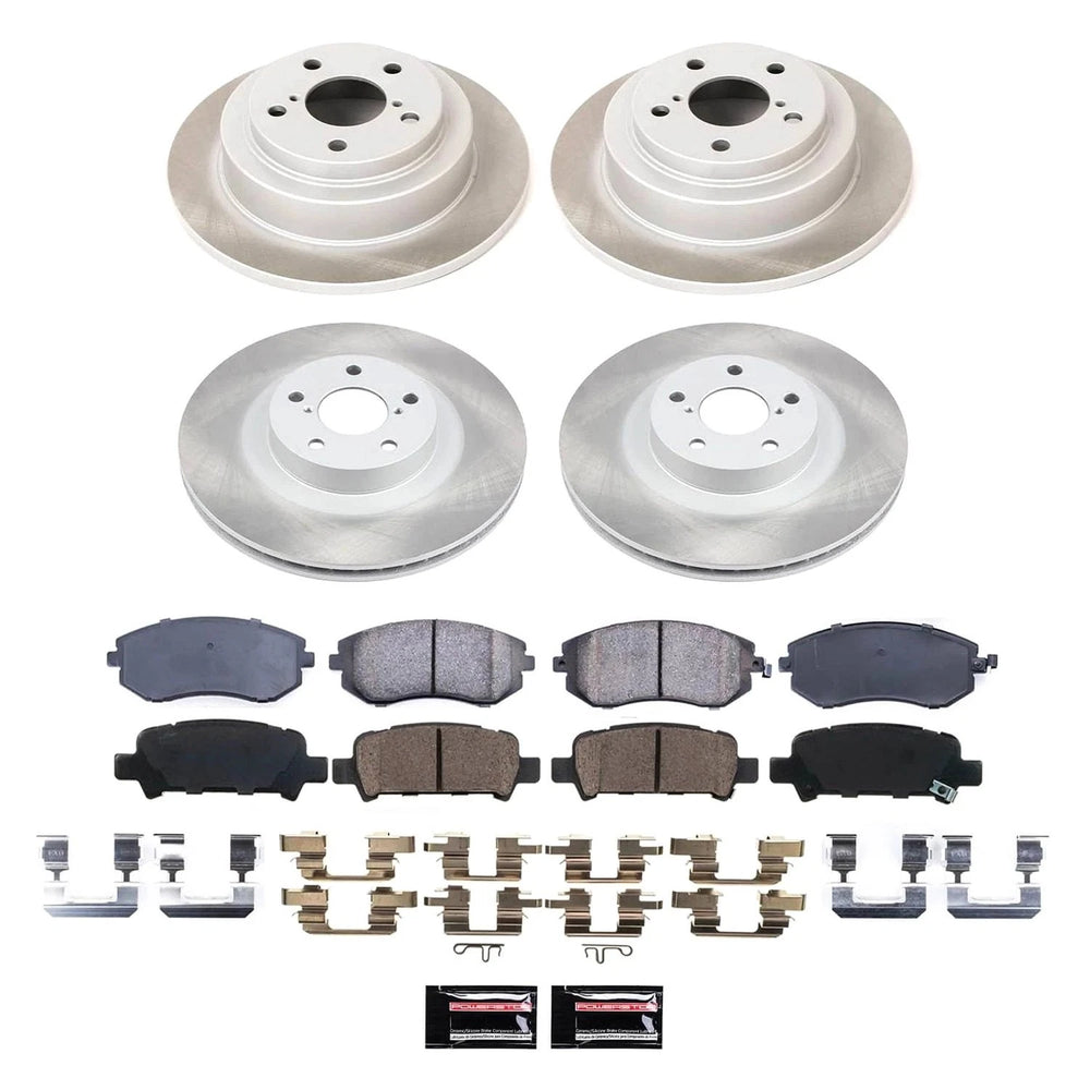 Power Stop 2003 Subaru Forester Front and Rear Semi-Coated Rotor Kit