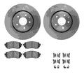 DFC 18-21 Mazda 6 Front Rotors with 5000 Advanced Brake Pads w/Hardware