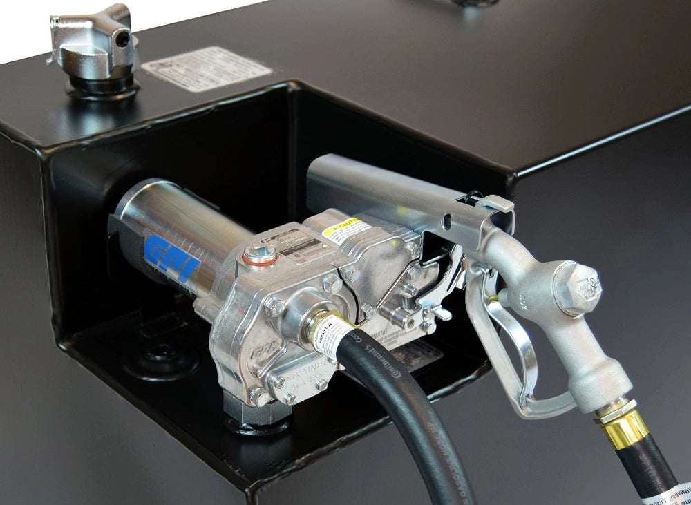 100 Gallon L-Shaped Refueling Tank System