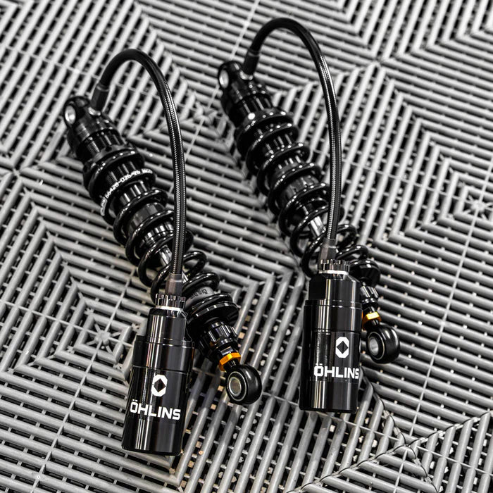 Ohlins black shock absorber