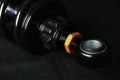 Ohlins 14-26 Harley FL Touring STX 36 Twin Blackline 13in Blk Reservoir Shocks 150lb - Max 500lb