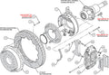 Wilwood Narrow Superlite 4R Rear P-Brk Kit 12.88in Chevy 12 Bolt w/ C-Clips