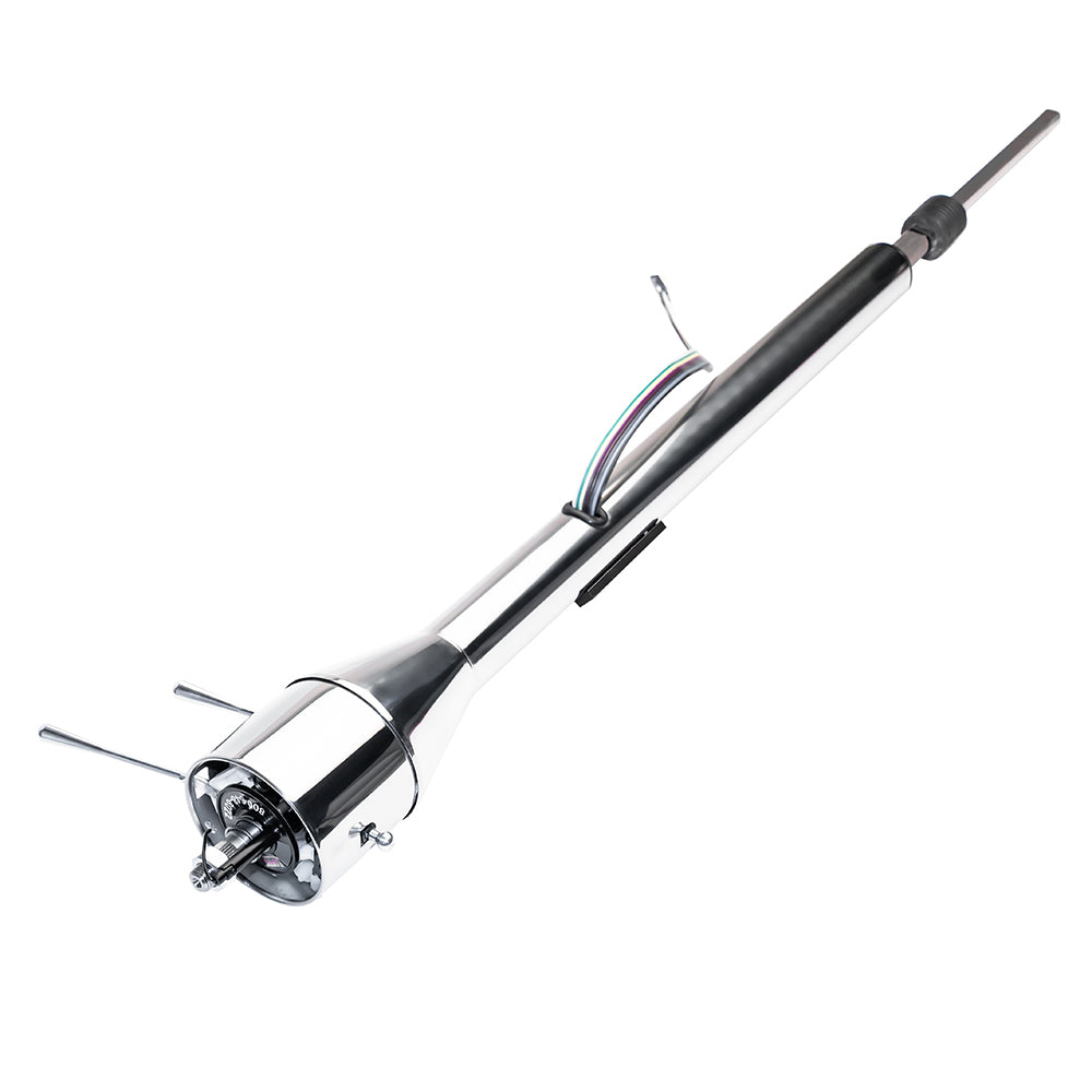 FLOORSHIFT TILT 7076 MOPAR NO KEY MANUAL STEERING POLISHED